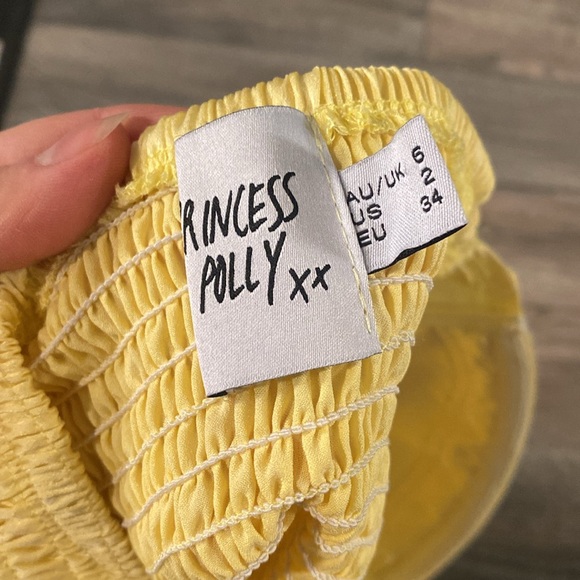 Princess Polly yellow satin corset. - Picture 12 of 13